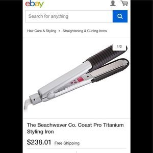 Salon blow out cost pro titanium styling iron
